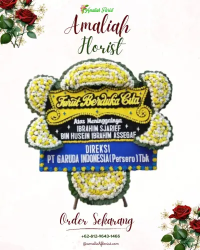 Papan Bunga Duka di Blukon