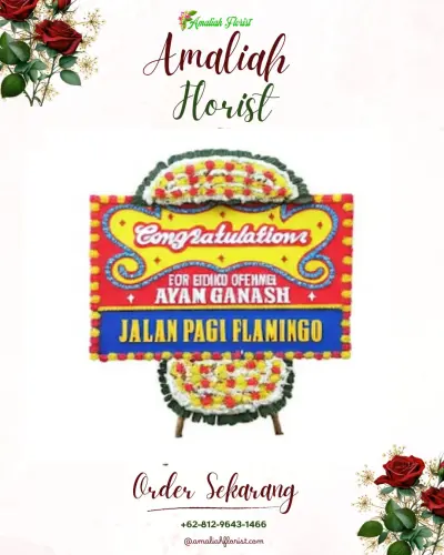 Bunga Papan Congratulation di Blukon